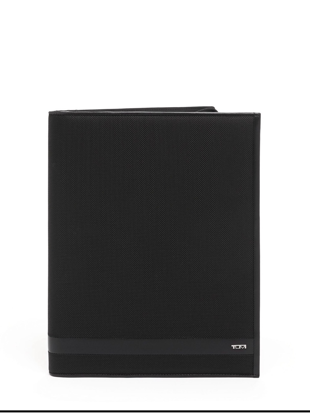 TUMI Alpha SLG Zip-Around Letter Pad in Black, style 135643-1041.